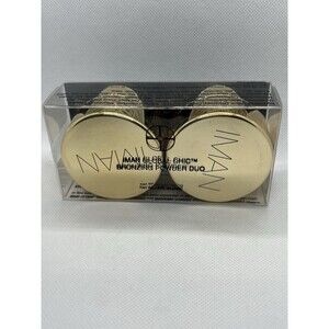 IMAN Global Chic Bronzing Powder Duo in Caribbean Clay/Hawaiian Isles-4.22oz NOS